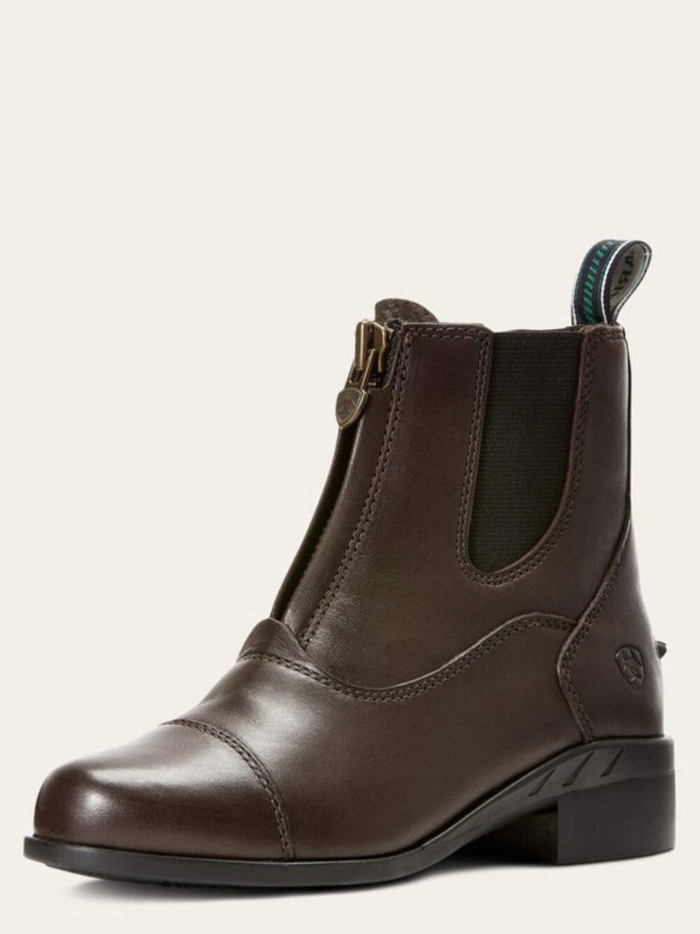 ARIAT Girls size 4 Brown Leather Devon IV Paddock Riding Boots Round Toe